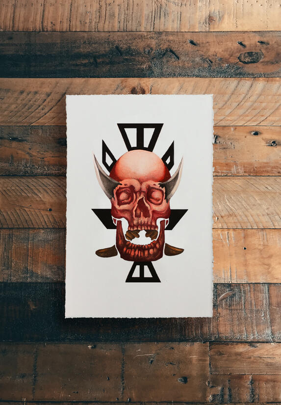 Skulls and Daggers (Red) Skulls and Daggers (Red)